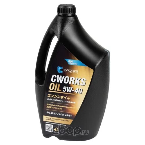 CWORKS OIL 5W-40 A3/B4, 4L CWORKS A130R3004