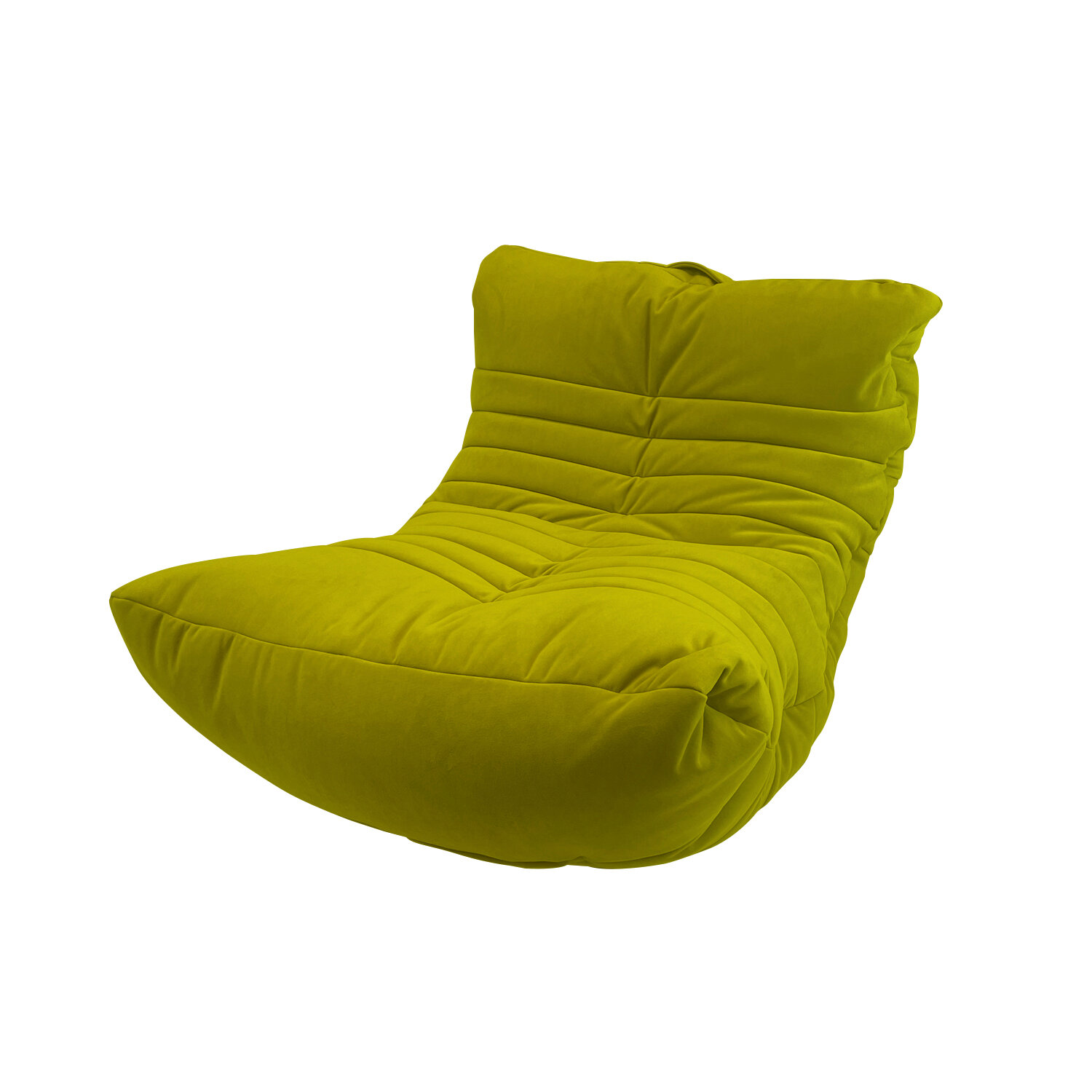Современное кресло для отдыха aLounge - Acoustic Sofa - Lime Citrus (Велюр) - мягкая мебель в гостиную, детскую, спальню, на балкон - фотография № 8