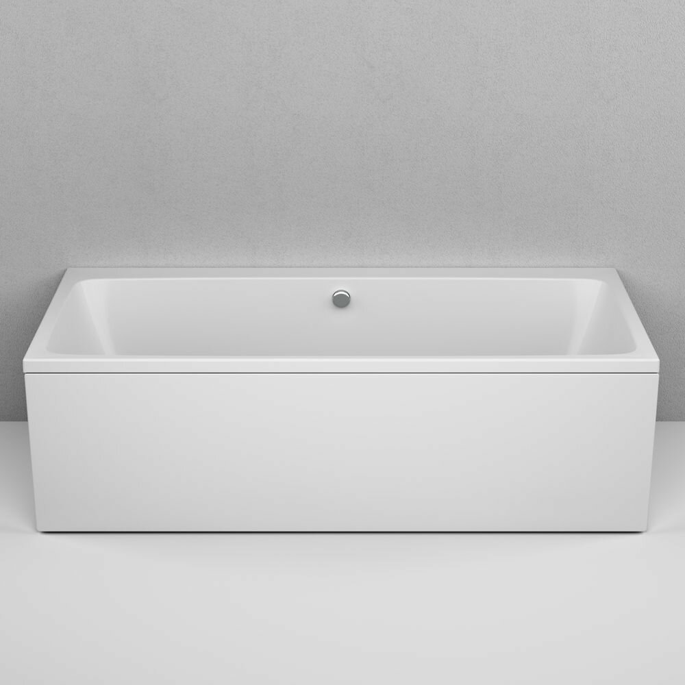 Экран под ванну AM.PM Func W84A-180-080W-P белый, 180 см, декоративная фронтальная панель для ванны, - фотография № 2