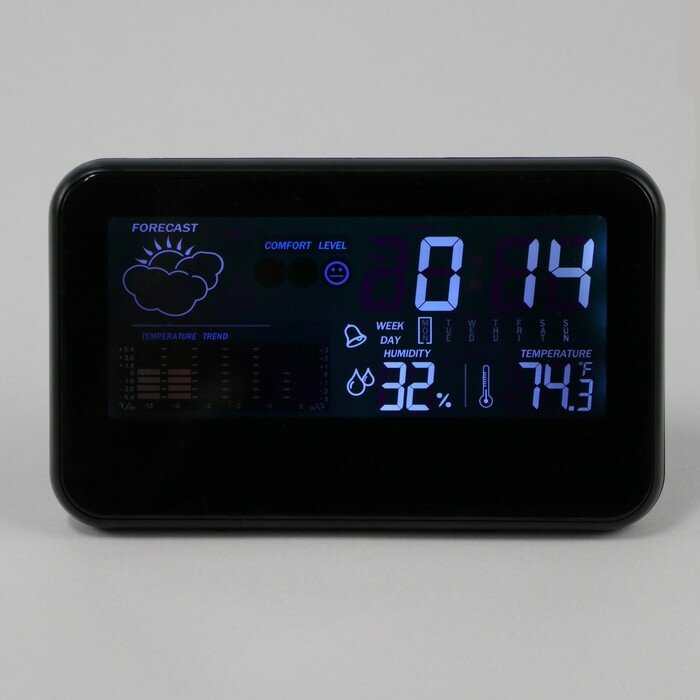 Метеостанция Irit IR-708, будильник, часы, календарь, термометр, цветной дисплей, 3хААА - фотография № 4