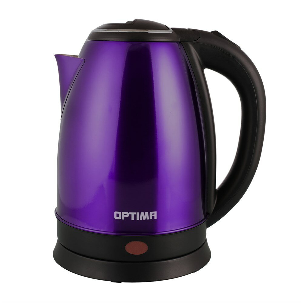 Чайник эл. OPTIMA EK-1808SS (1.8л, поворот на 360 градусов, корп. из нерж. стали) Фиолетовый