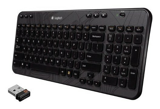 Клавиатура Logitech K360 черный USB беспроводная Multimedia