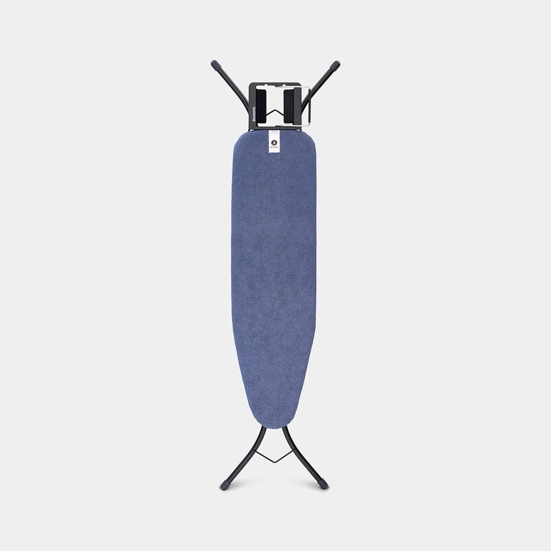 Гладильная доска 110Х30 см, декор чехла "Джинсовый синий", Brabantia, Бельгия, 134203