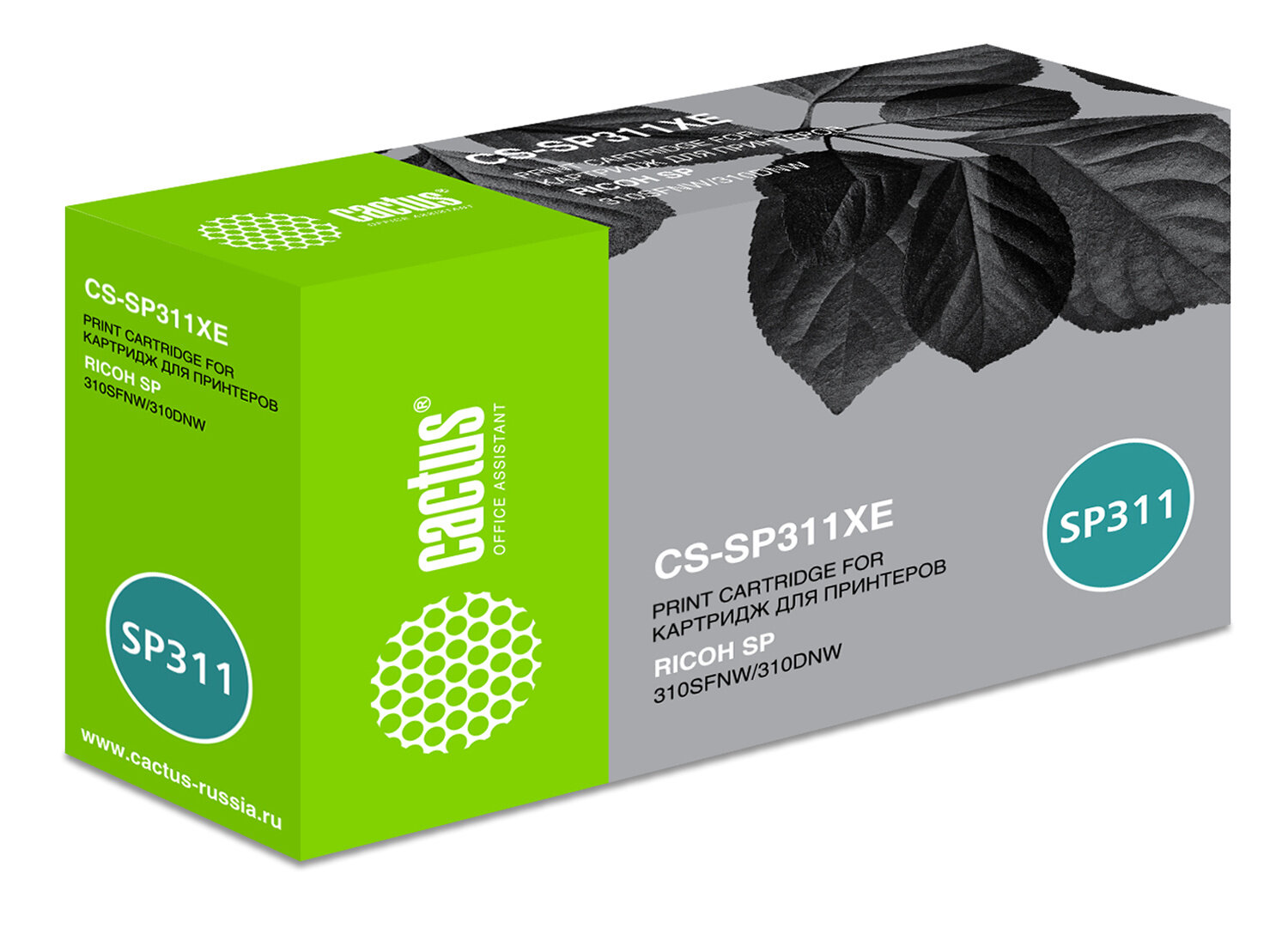 Тонер Картридж Cactus CS-SP311XE черный (6400стр.) для Ricoh SP 311DN/311DNw/325DNw