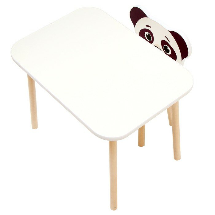 Комплект из детского стола и стула «Скандик Абвиль», Панда - фотография № 2