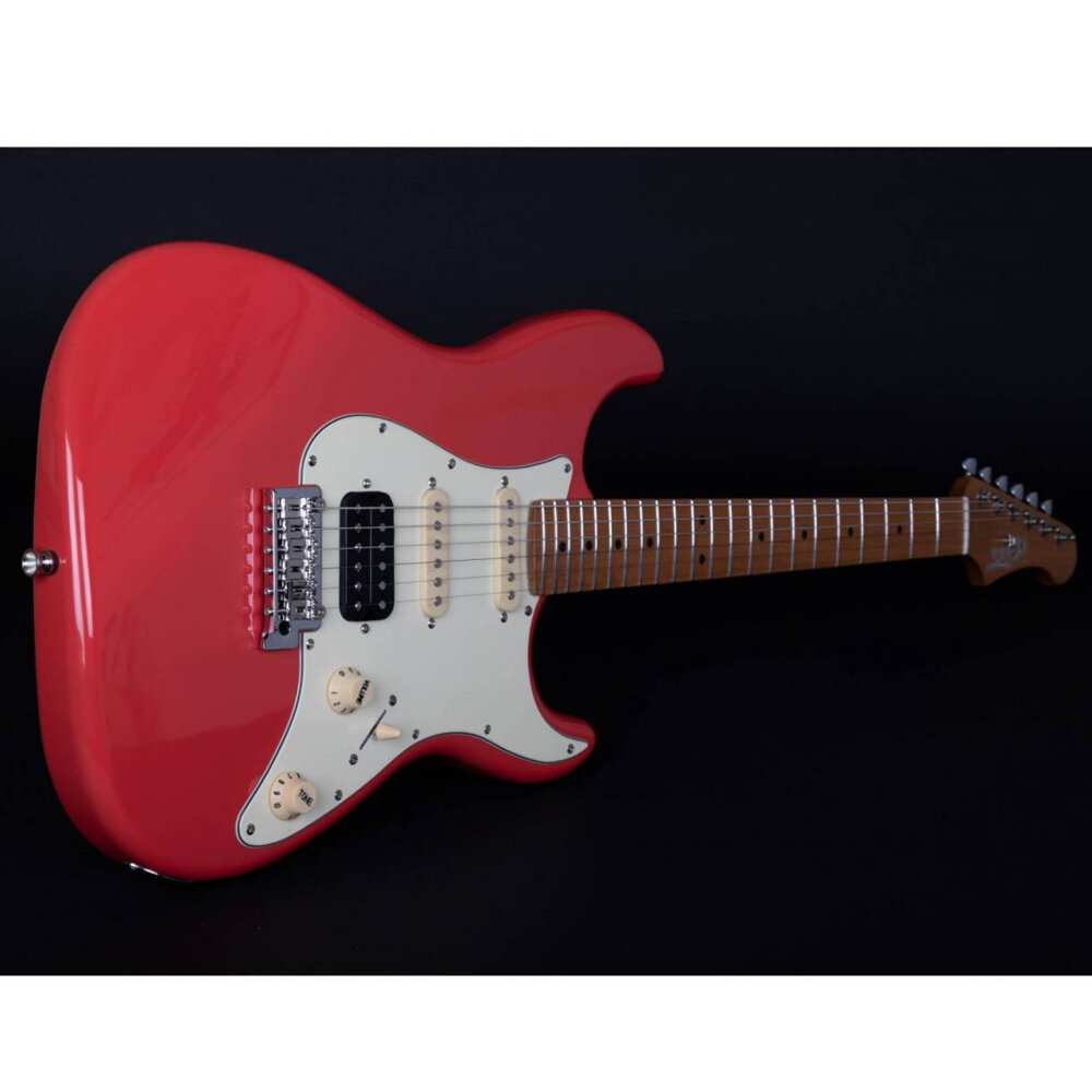 Электрогитара JET JS-400 CRD Stratocaster цвет коралловый красный