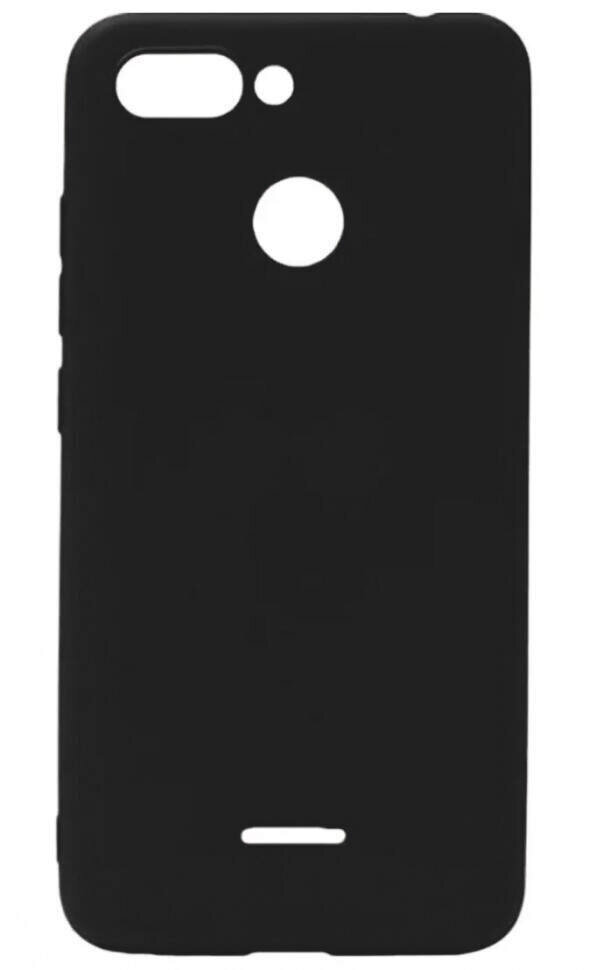 Накладка силиконовая для Xiaomi Redmi 6 тонкая черная