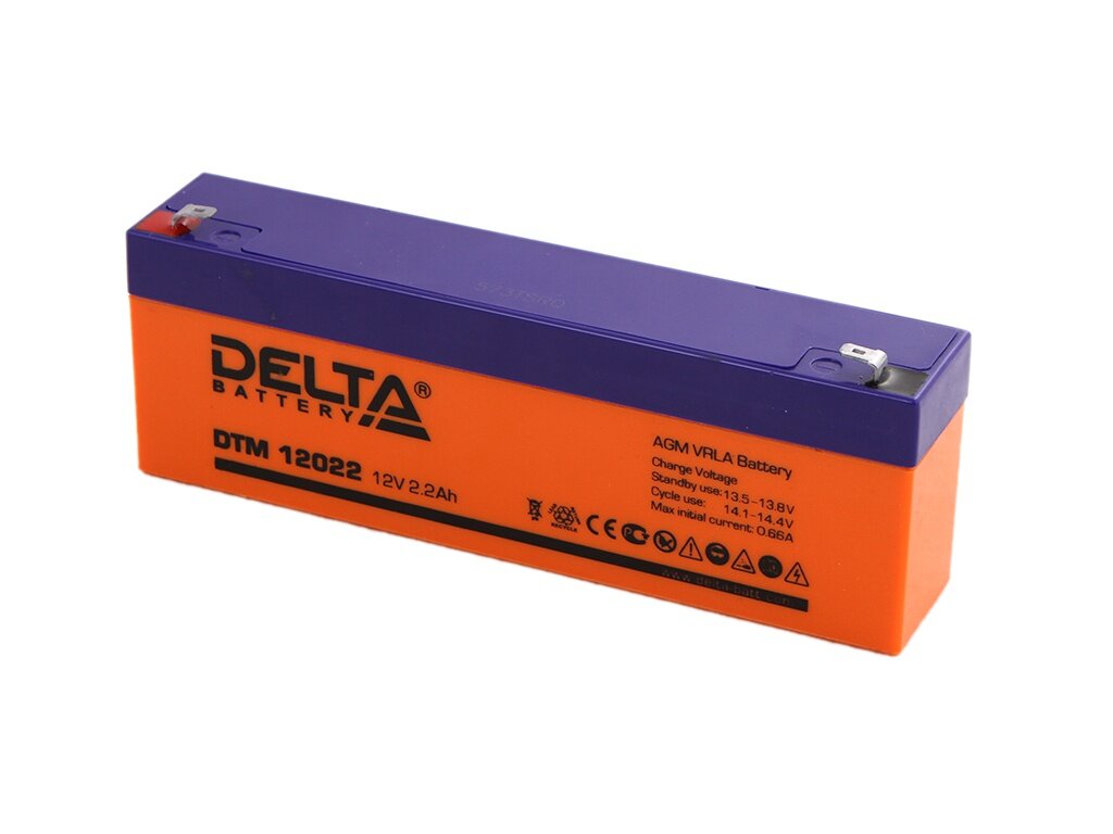 Аккумуляторная батарея DELTA Battery DTM 12022 12В 2.2 А·ч