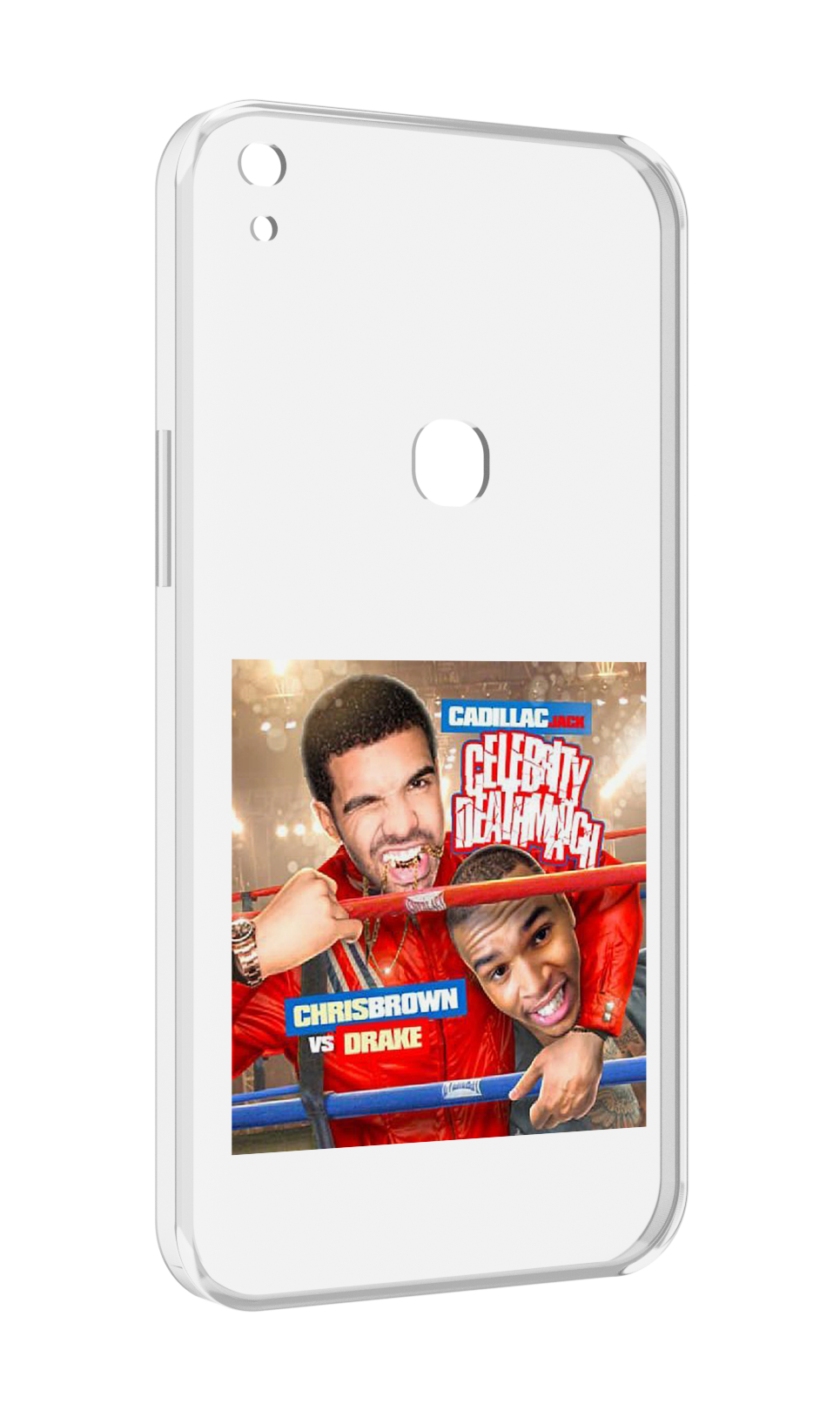 Чехол MyPads Drake & Chris Brown - Celebrity Deathmatch для Alcatel SHINE LITE 5080X 5.0 задняя-панель-накладка-бампер