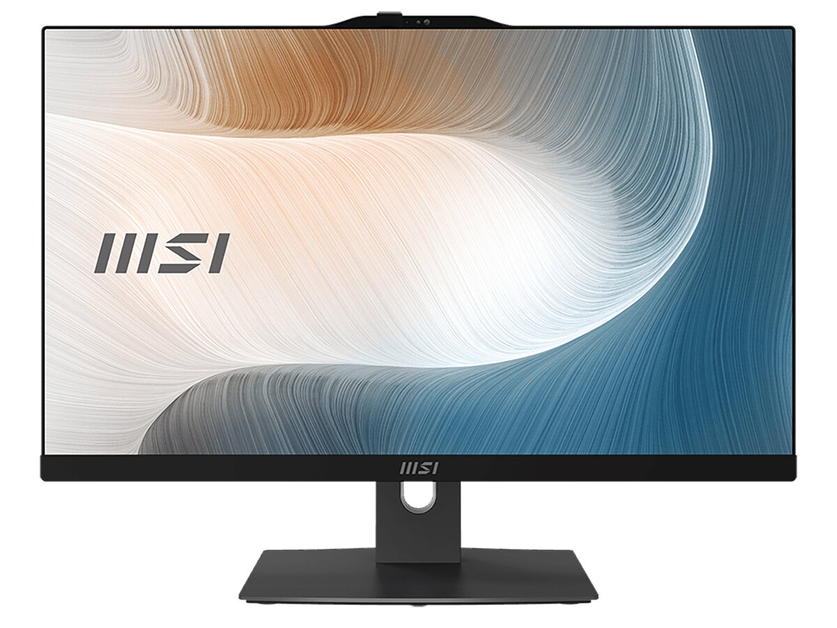 Моноблок AIO MSI Modern AM242P 12M-090RU 9S6-AE0711-201 (23.8", Core i5 1240P, 16 ГБ/ SSD 512 ГБ, Iris Xe Graphics eligible) Черный