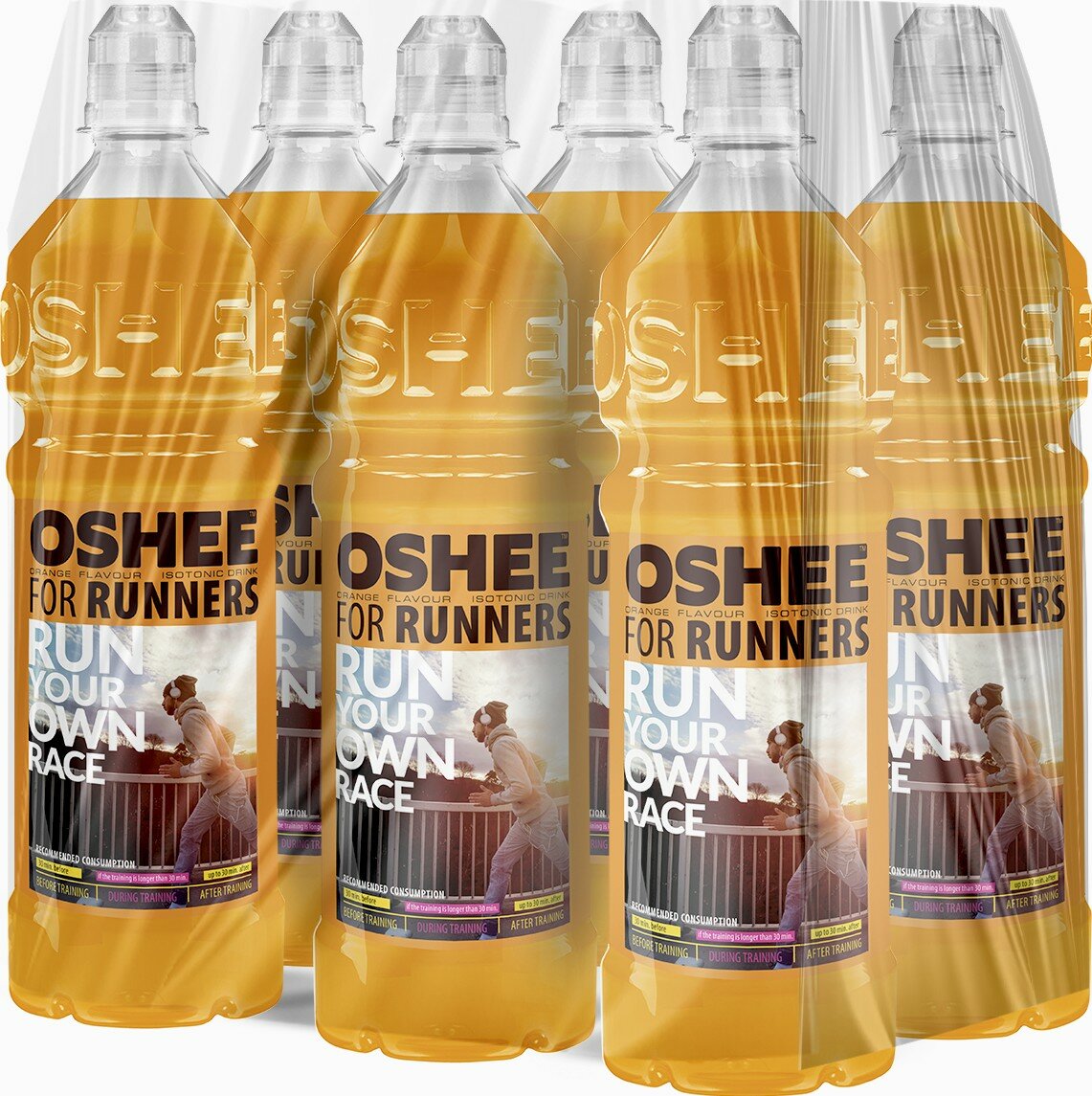 Oshee 0,75л./6шт. Изотонический Напиток Апельсин ISOTONIC DRINK 750 ML ORANGE FLEX KOLAGEN FORMULA FOR RUNNERS. Изотонический Напиток - фотография № 1