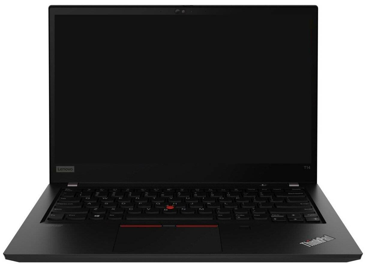 Ноутбук Lenovo ThinkPad T14 Gen 2 черный ENGKBD (20w1a10mcd)