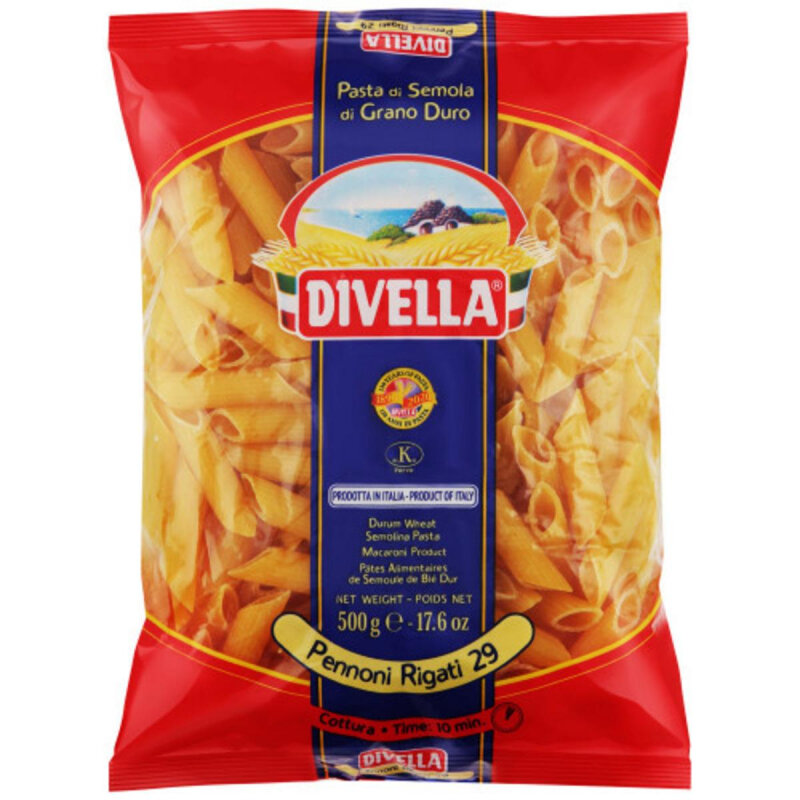 Макароны Divella-Italy Пеннони Ригате, 500г - фотография № 2