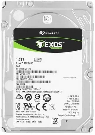 Гибридный диск Seagate Exos 10E2400 1.2 ТБ ST1200MM0129