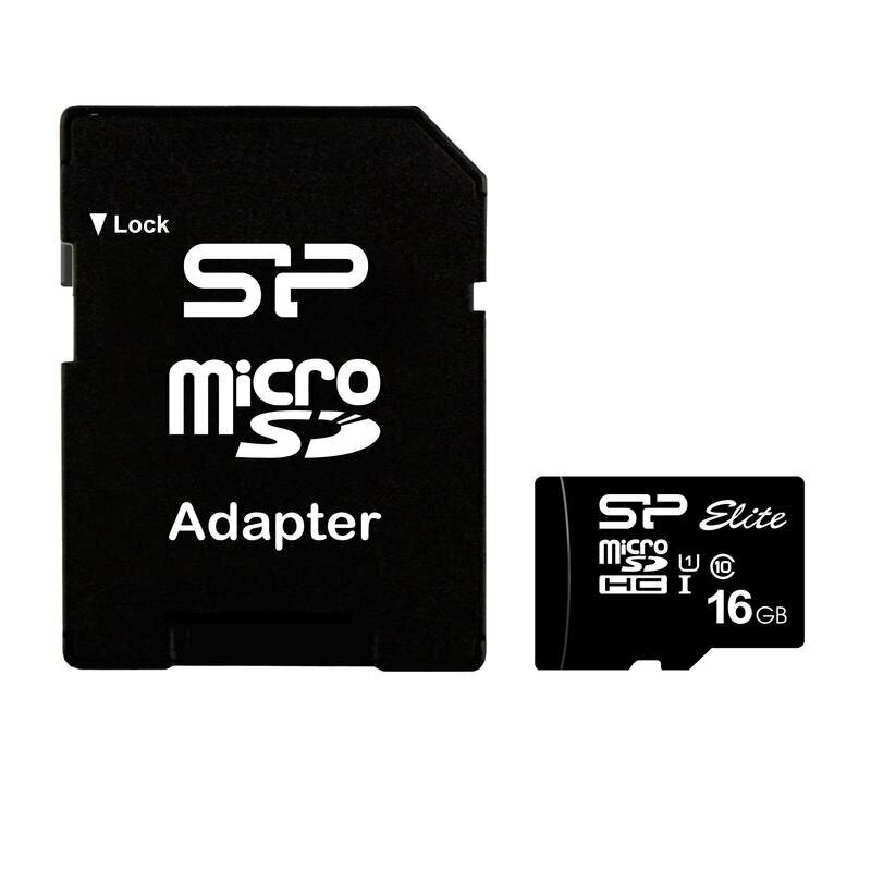 Карта памяти 16 ГБ microSDHC Silicon Power Elite SP016GBSTHBU1V10SP UHS-I U1, 1594873