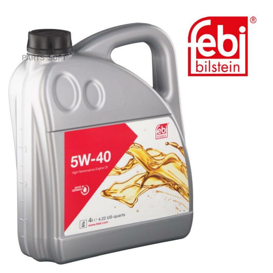 масло моторное febi bilstein 5w-40 синтетическое 4 л 32937