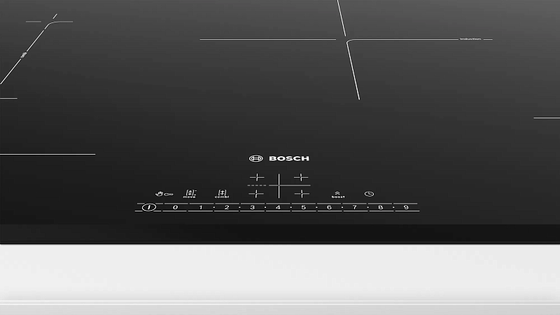 Индукционная варочная поверхность Bosch PVS831FB5E черный - фото №2