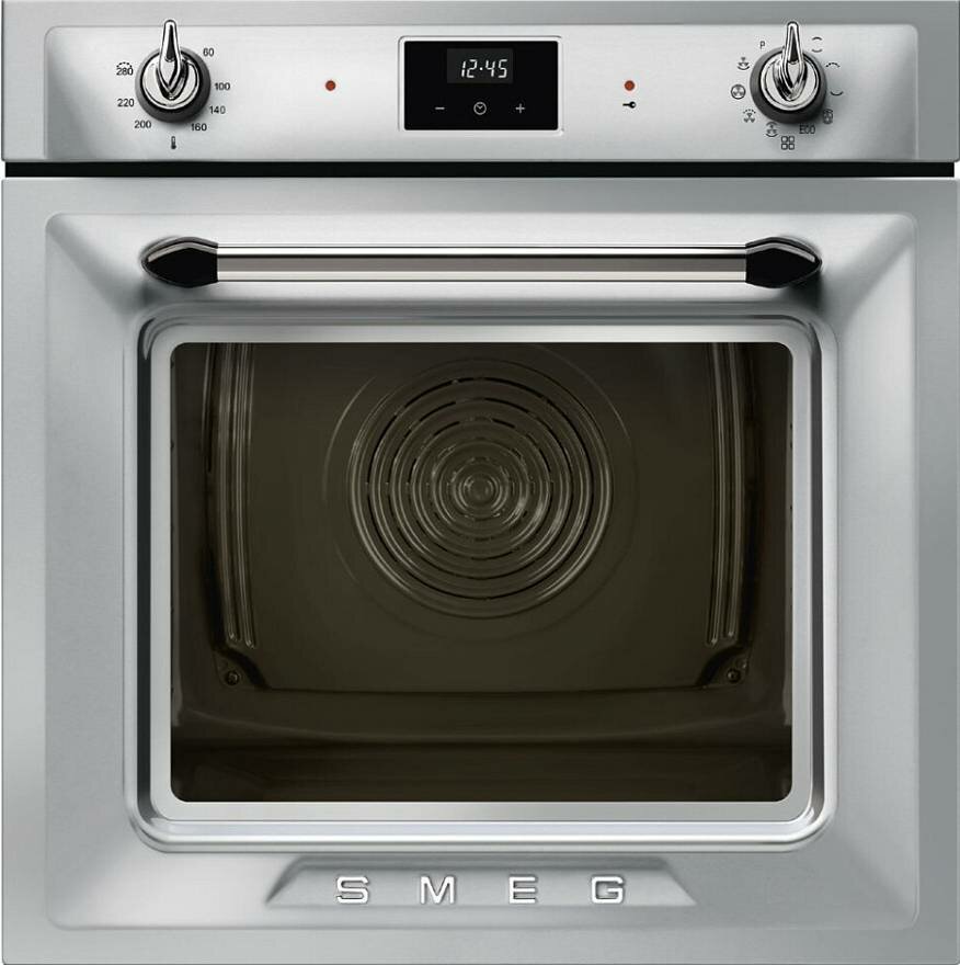 Духовой шкаф электрический с пиролизом Smeg SOP6900TX