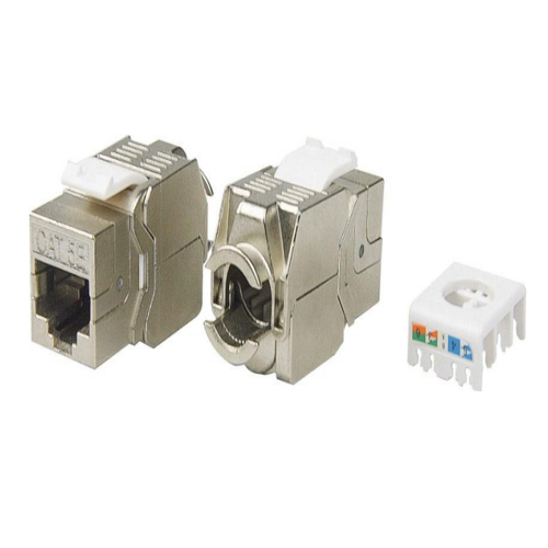 Вставка KJ8-8P8C-C5e-180-TLS-SH-F-WH Keystone Jack RJ-45(8P8C)кат. 5eэкранир | код 426191 | Hyperline (2шт. в упак.)