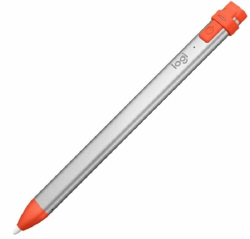 Стилус Logitech Crayon для Apple iPad оранжевый, серебристый