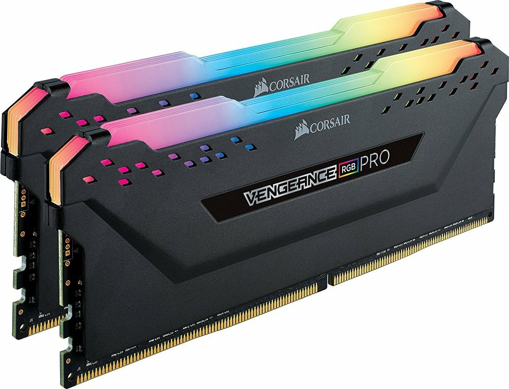 Оперативная память 16Gb DDR4 3200MHz Corsair Vengeance RGB PRO (CMW16GX4M2C3200C16) (2x8Gb KIT)