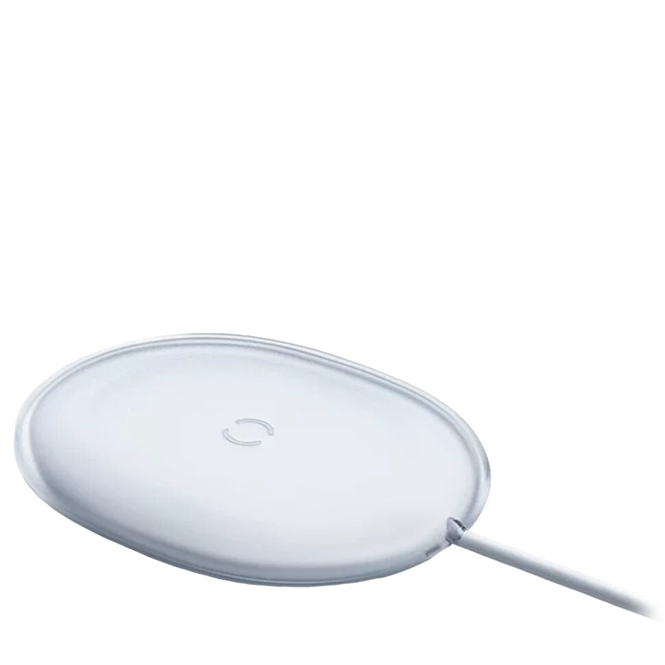 Беспроводная зарядка Baseus Jelly 15W Белая WXGD-02