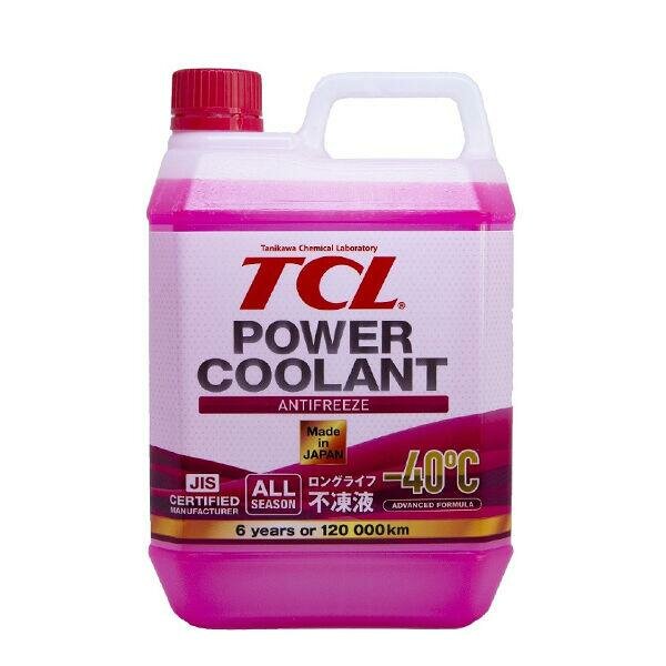 Антифриз розовый TCL POWER COOLANT SLLC -40C для двигателя