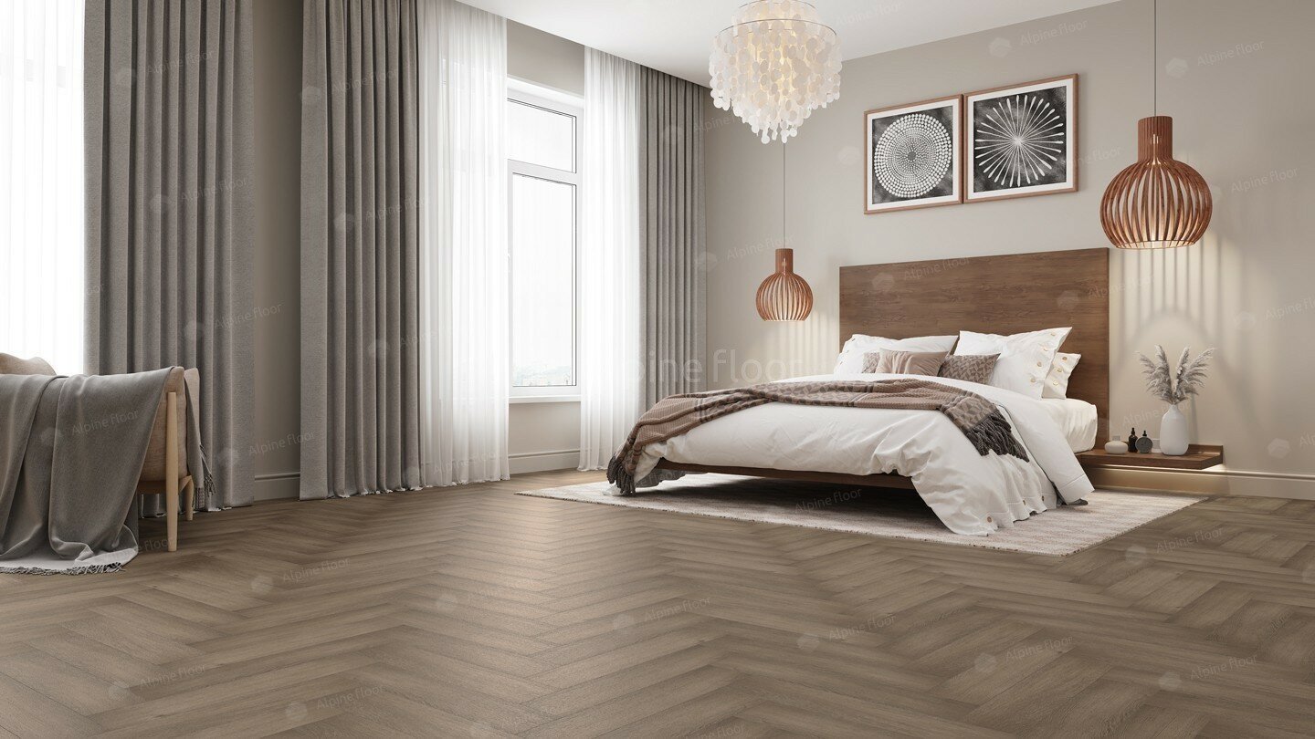 Alpine Floor Parquet LVT Дуб Насыщенный ECO 16-7