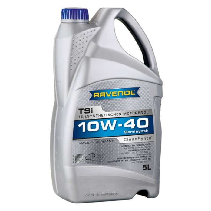 Синтетическое моторное масло RAVENOL TSi SAE 10W-40