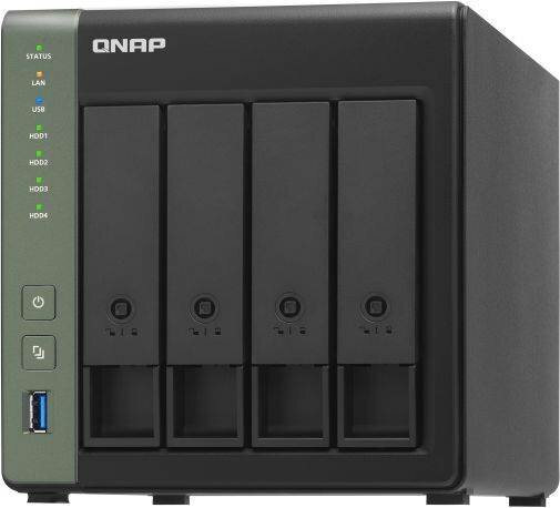 Сетевое хранилище NAS Qnap TS-431X3-4G черный