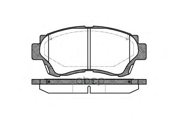 REMSA 037000 370 00_FDB868224535 колодки дисковые п.\ Toyota Camry 3.0 91-96/Celica 2.0 93-99