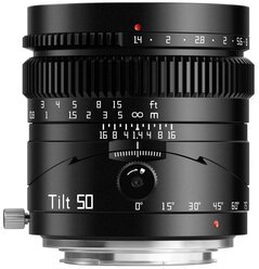 Объектив TTartisan 50 мм F1.4 Tilt Full Frame для L mount