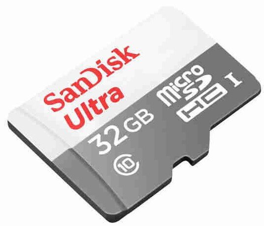 Карта памяти SanDisk Ultra microSDHC 32GB Class 10 UHS-I (80MB/s) без адаптера