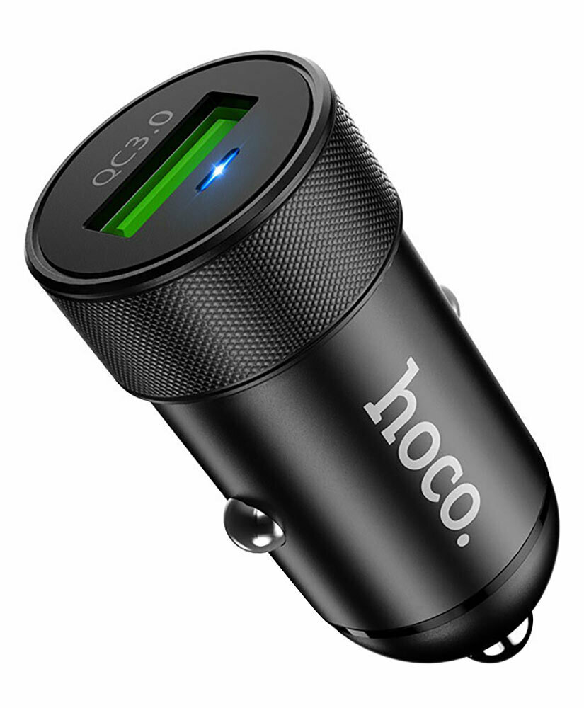 Автомобильное зарядное устройство Hoco Z32 Speed Up single port QC3.0 car charger black