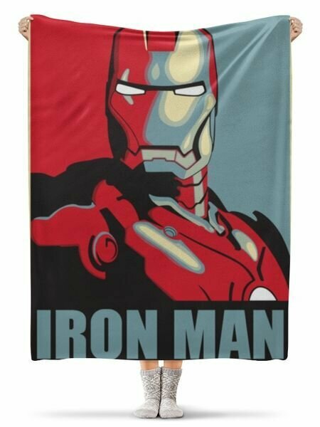 Плед "Железный человек / Iron Man" - фотография № 1
