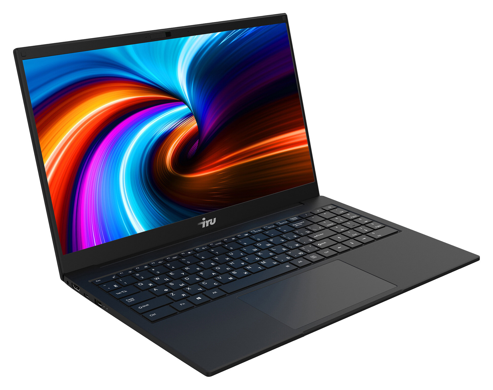 iRu Ноутбук IRU Калибр 15TLI Core i3 1115G4 8Gb SSD256Gb Intel UHD Graphics 15.6" IPS FHD (1920x1080) Free DOS black WiFi BT Cam 7200mAh (1871663)