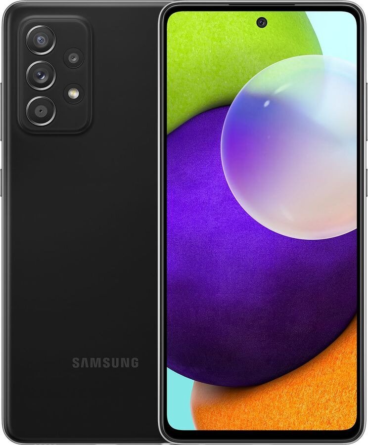 Смартфон Samsung SM-A525F Galaxy A52F 128Gb 4Gb, черный