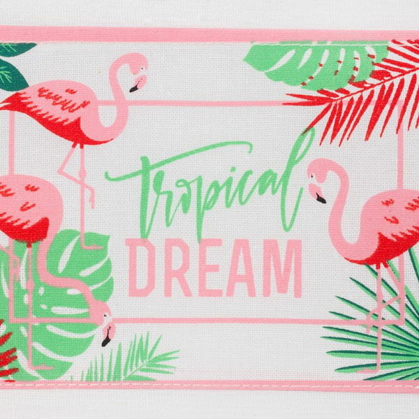 Кармашек текстильный "Tropical Dream" 3 отделения, 20х56 см - фотография № 4