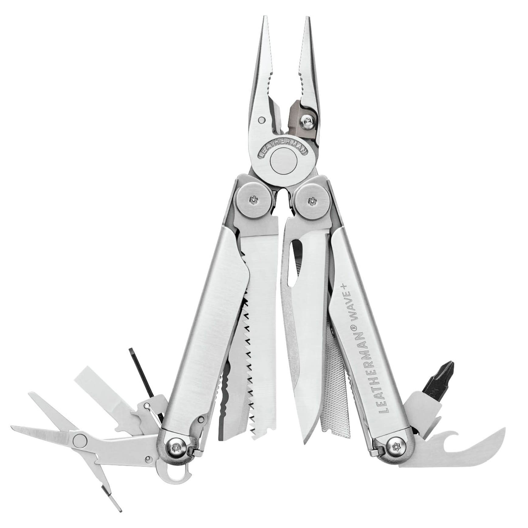 Мультитул Leatherman Wave+, серебристый A396