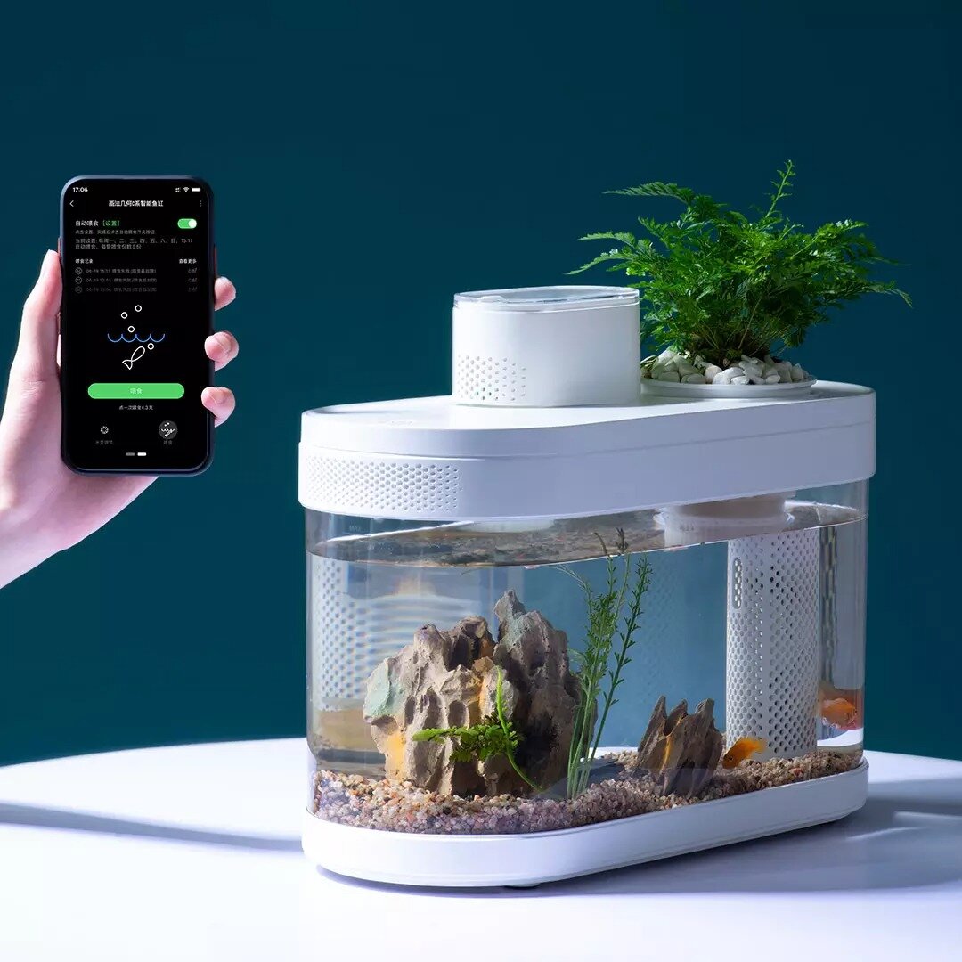 Умный Аквариум Geometry AI Smart Modular Fish Tank Pro С180 (HF-JHYG07) версия с автокормушкой - фотография № 2