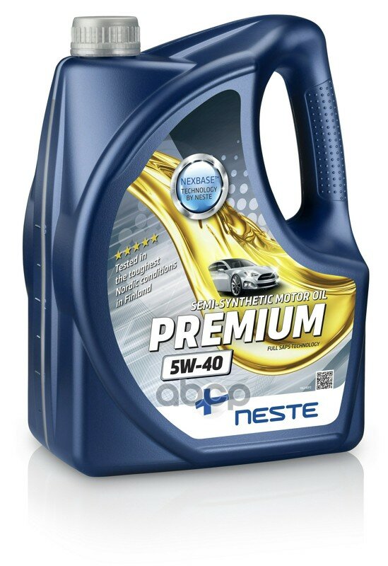 NESTE Масло Neste Premium 5w-40 Sl/Cf 4л