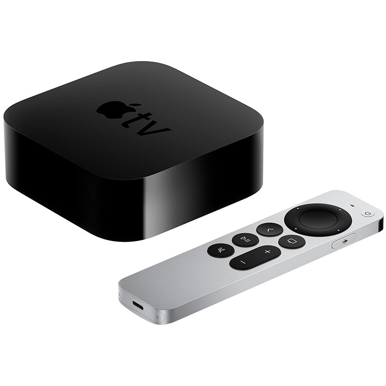 ТВ приставка Apple TV HD, 32ГБ, 2-е поколение, черный MHY93