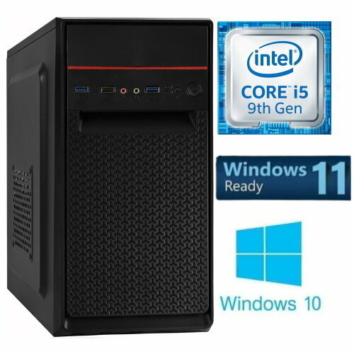 Офисный компьютер на процеccoре Intel Core i5-9500 (8 ГБ / Intel UHD Graphics 630 / 480 ГБ / DVD-RW / 1 ТБ / Да / Windows 10 Pro)
