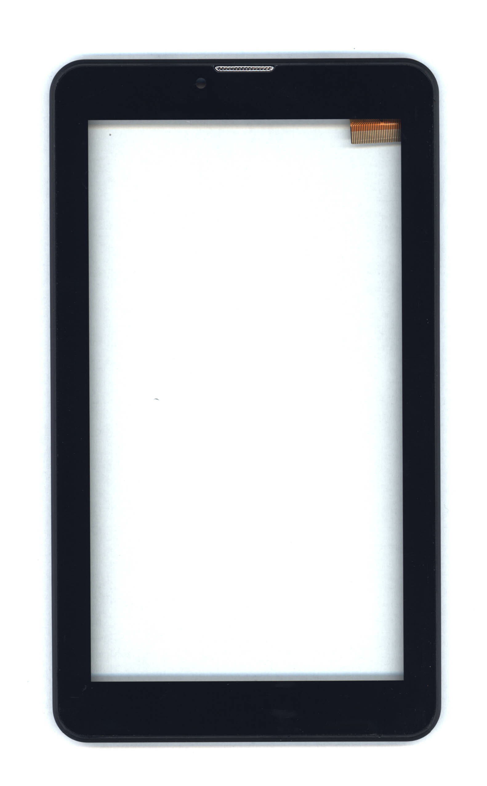 Сенсорное стекло (тачскрин) для Irbis TZ49 Hit черное с рамкой