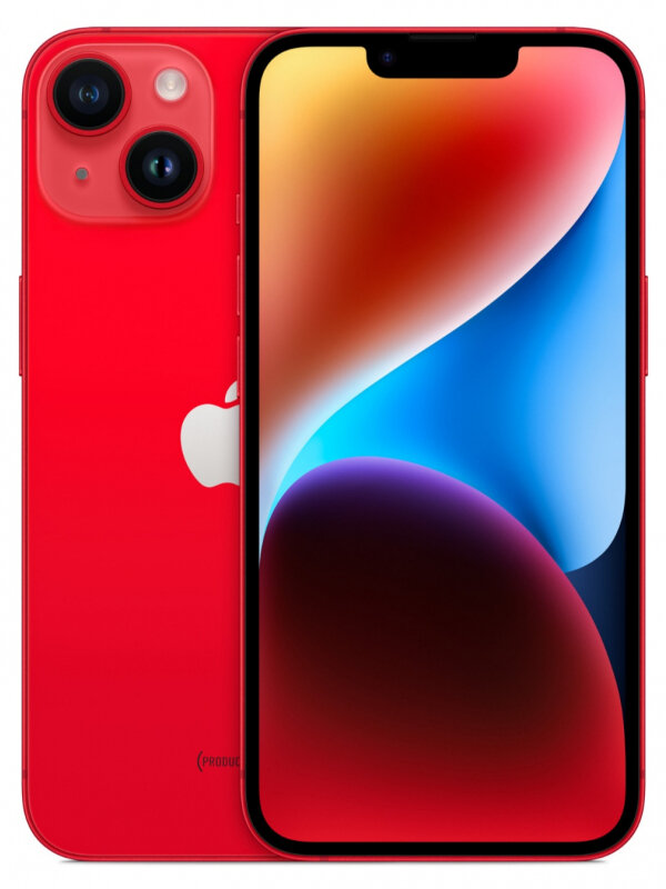 Сотовый телефон APPLE iPhone 14 128Gb Red (no SIM, dual eSIM only)