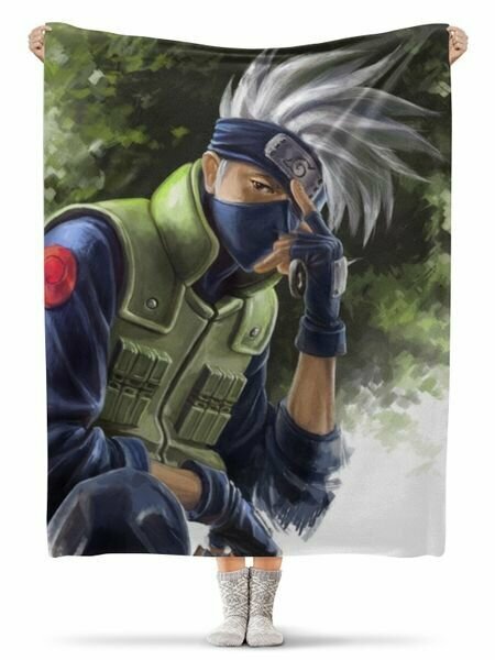 Плед "Какаши Хатакэ / Kakashi Hatake" - фотография № 1