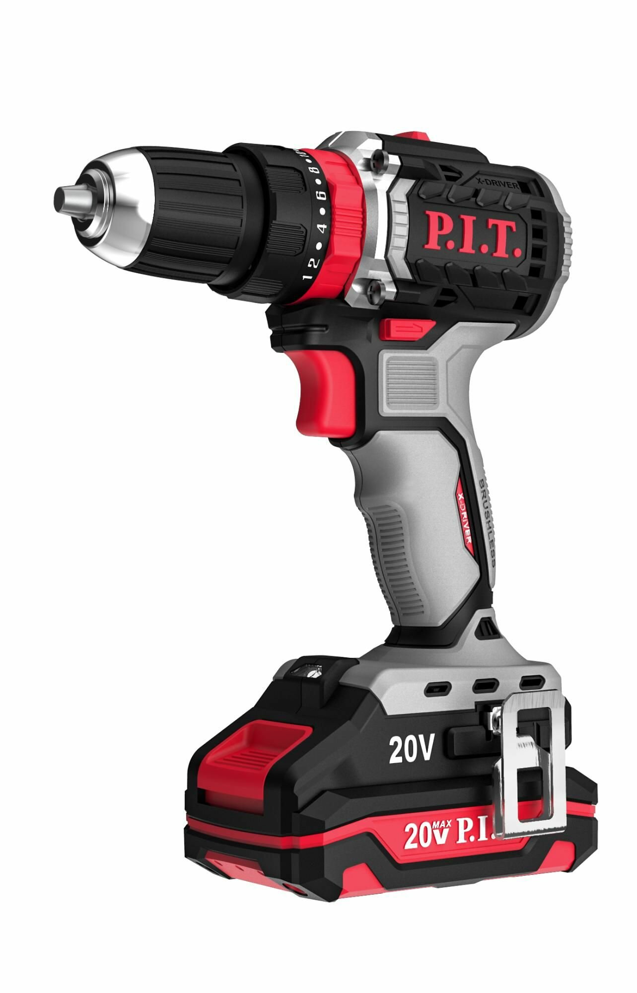 фото Дрель ударная бесщеточная аккумуляторная P.I.T. PSB20H-10C/1 на системе OnePower ( в комплекте 1 аккум. )