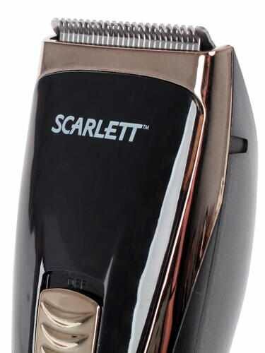 Машинка для стрижки Scarlett SC-HC63054 золотистый/черный - фотография № 4