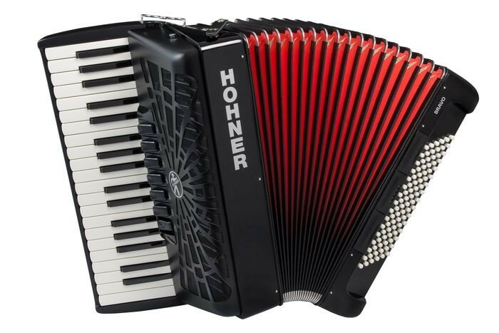 HOHNER 7/8 The New Bravo III 96 black (A16721), цвет чёрный