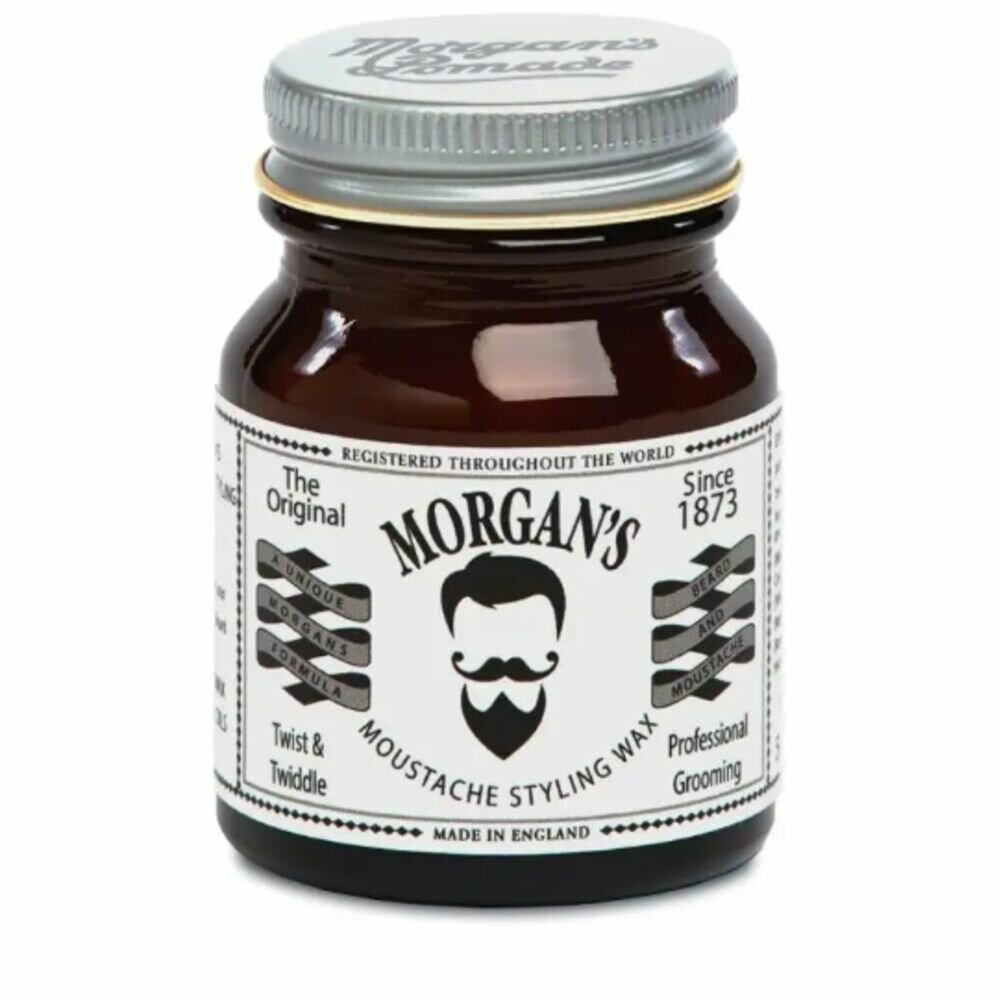 Morgan's Воск для укладки усов Moustache styling wax Twist and Twiddle, 50 г.